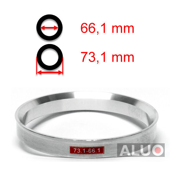 Alumiini Soviterenkaat 73,1 - 66,1 mm ( 73.1 - 66.1 )